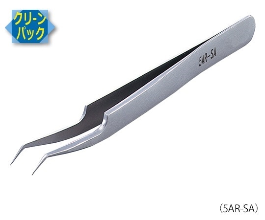 RUBIS MEISTER ピンセット SA(耐酸鋼)製 クリーンパック No.5AR 5AR-SA 1本(ご注文単位1本)【直送品】