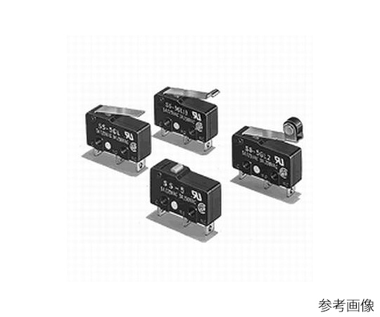 オムロン(FA・制御機器) 超小形基本スイッチ 10.1A ヒンジ・ローラ・レバー形 SS-10GL2 1個(ご注文単位1個)【直送品】