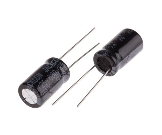 RS Pro アルミ電解コンデンサ 680μF 25V dc 1袋(10個入) 711-1141 1袋(ご注文単位1袋)【直送品】