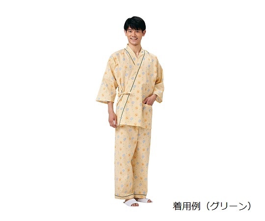 アズワン サンホスピタル病衣 (セパレーツ) ブラウン/ LL 1枚(ご注文単位1枚)【直送品】