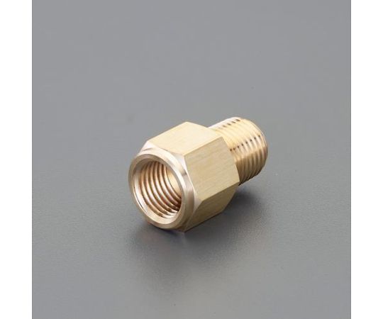 アズワン R1/4xG1/4 ねじ変換アダプター EA141AY-251 1個(ご注文単位1個)【直送品】