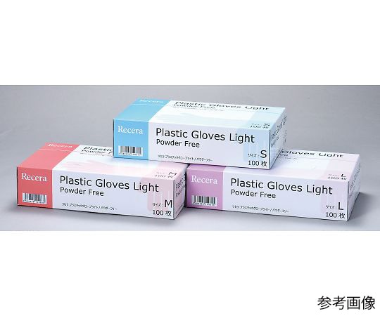 歯愛メディカル リセラ プラスチックグローブLight 粉無 L 100枚入 65031 1箱(ご注文単位1箱)【直送品】