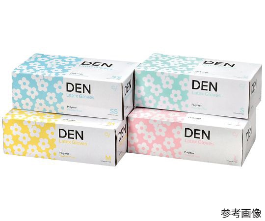 歯愛メディカル DEN　ラテックスグローブ　ポリマー加工　PF　S　100枚入　 1箱（ご注文単位1箱）【直送品】