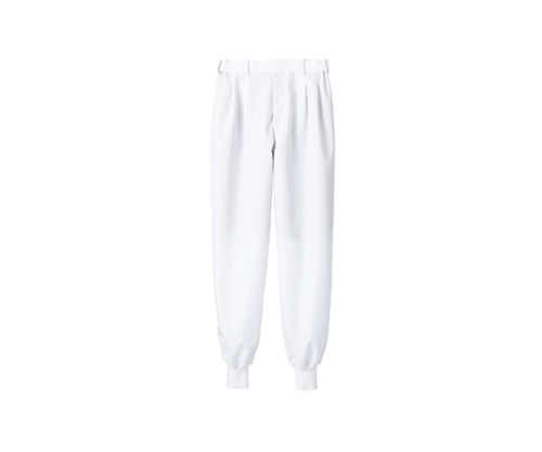 住商モンブラン パンツ 男女兼用 白 裾フライス RS7521-2 S 1枚(ご注文単位1枚)【直送品】