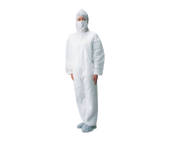 アズワン ディスポウェアーセット つなぎ服 EOG滅菌済 LL ST-302 1式(ご注文単位1式)【直送品】