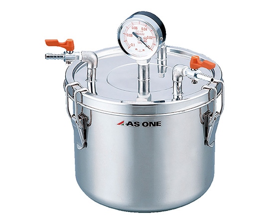 アズワン ステン真空缶 8L SSK-03 1個(ご注文単位1個)【直送品】