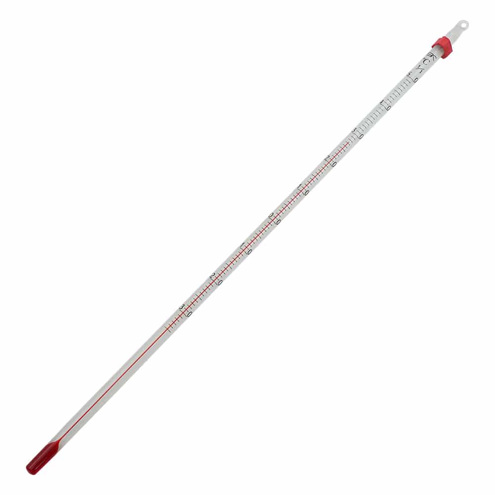 佐藤計量器製作所 赤液棒状温度計 -30~50℃ 0240-00 1本(ご注文単位1本)【直送品】