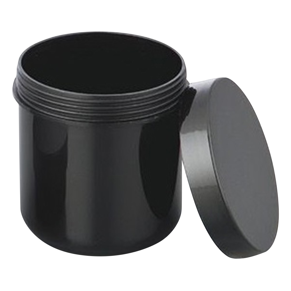 アズワン UG軟膏壺 (黒・遮光) 125mL 50個 3-56 1箱(ご注文単位1箱)【直送品】