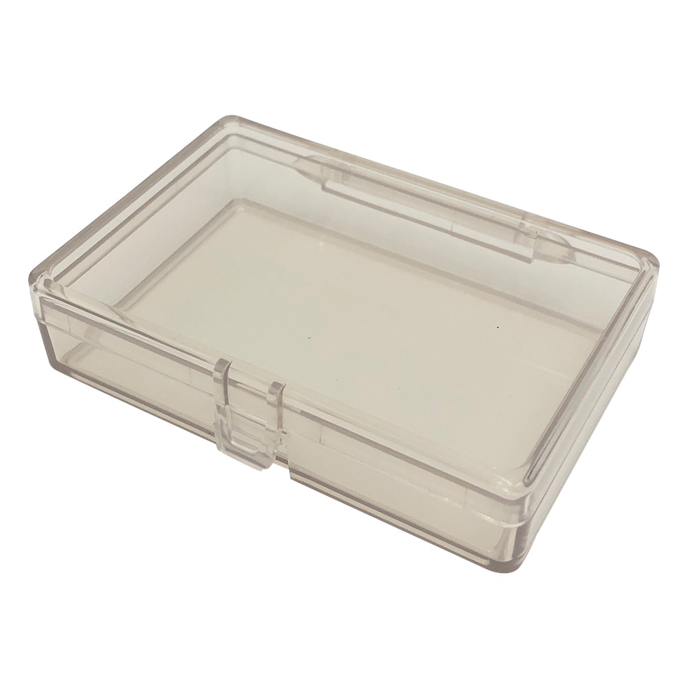 アズワン ヒンジ付角型ケース（帯電防止） 75×50×18mm 1箱（30個入）　H-3N型 1箱（ご注文単位1箱）【直送品】
