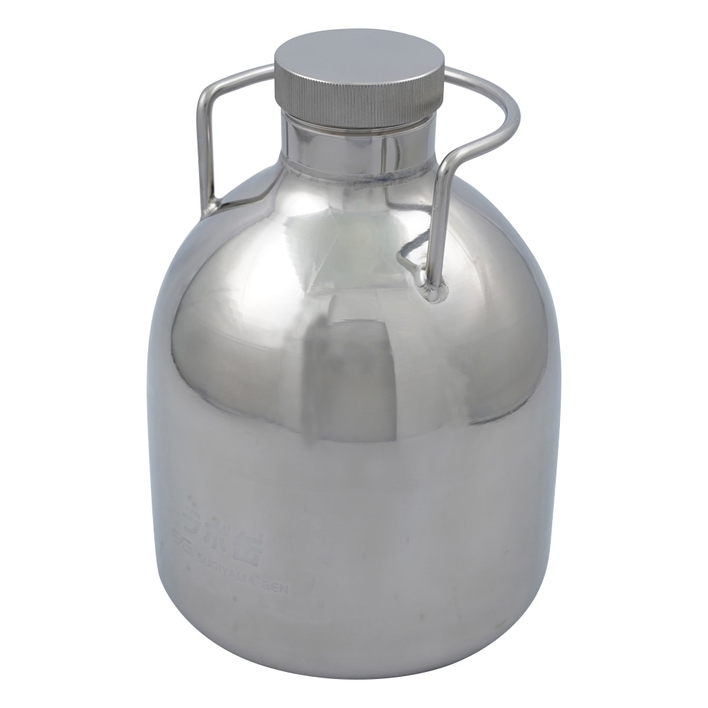 スギヤマゲン 把手付ステンレスボトル(ラボ缶(R)) 1L LC-01R 1個(ご注文単位1個)【直送品】