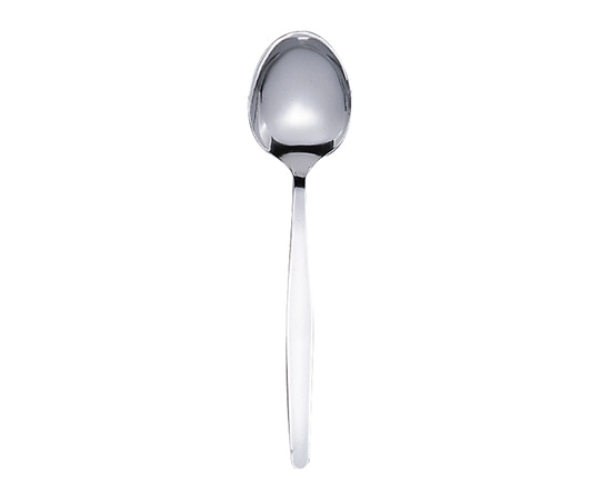 エムテートリマツ 松印18-0給食用先丸スプーン(穴無) 180mm 1個(ご注文単位1個)【直送品】