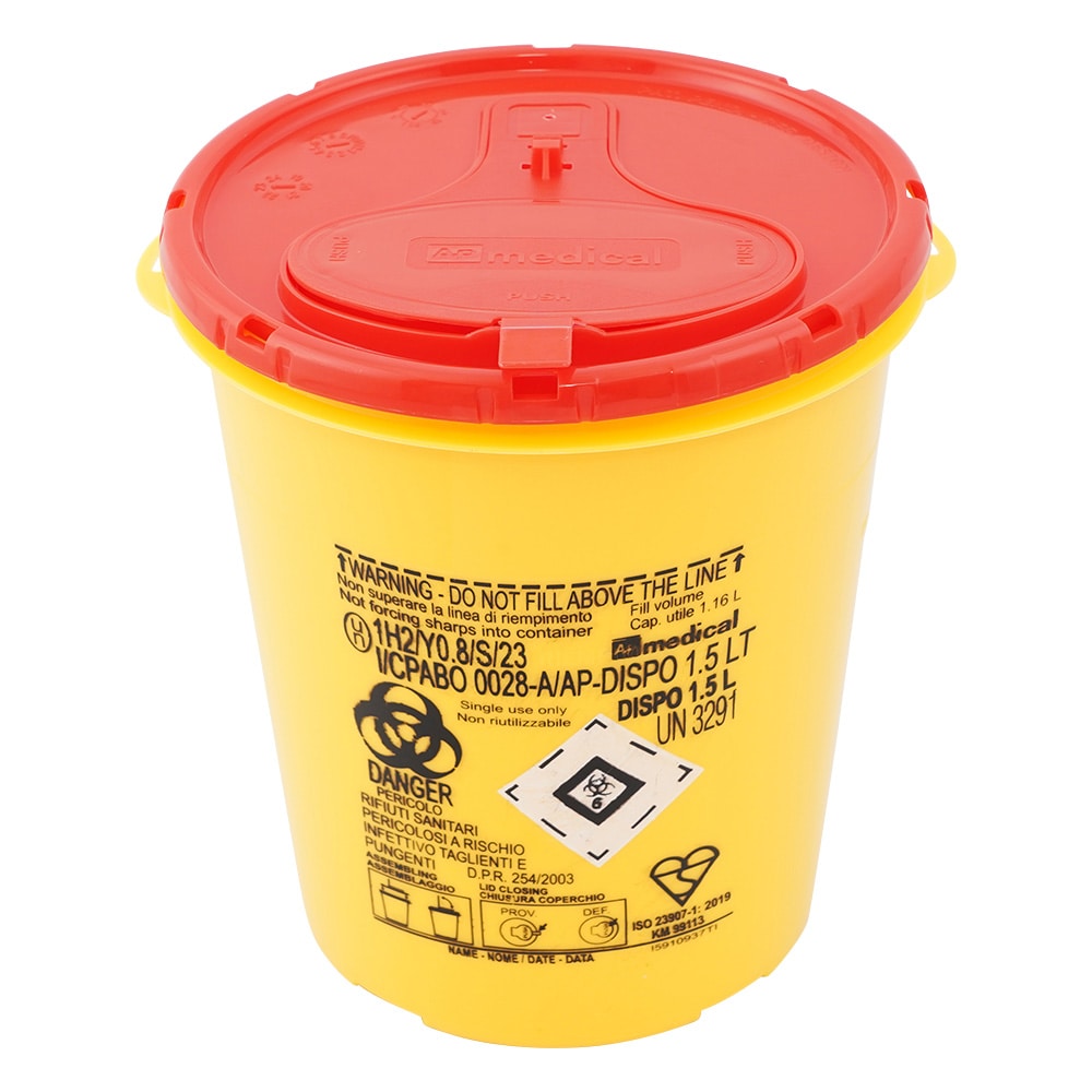アズワン ディスポシャープスコンテナー 1.5L 1個 DISPO 1.5 1個(ご注文単位1個)【直送品】