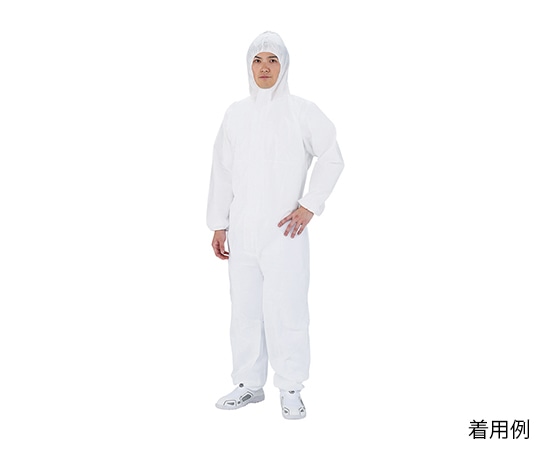 ナビス（アズワン） SMS防護服　XL　CN4012CW 1枚（ご注文単位1枚）【直送品】