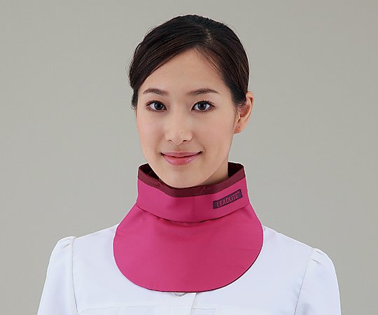アズワン X線防護衣カラー (classic) ピンク KNECK-LE035P 1枚(ご注文単位1枚)【直送品】