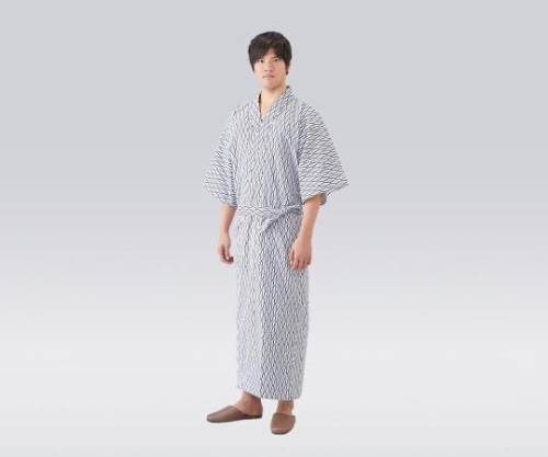 オオサキメディカル ガーゼ寝巻 男性用LL 74514 1枚(ご注文単位1枚)【直送品】