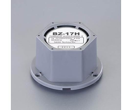 エスコ AC100V/92mm 強力ブザー EA940DD-32 1個(ご注文単位1個)【直送品】