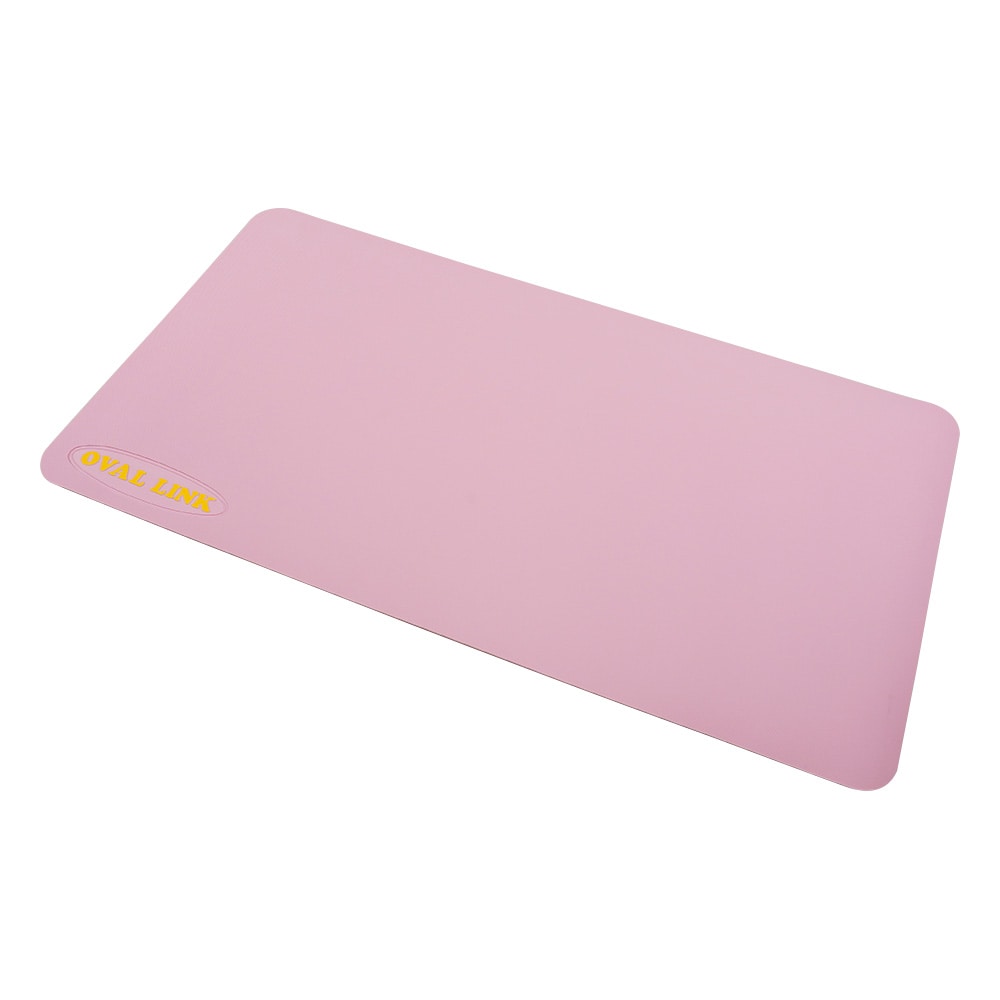 弘進ゴム オーバルリンク(浴室用マット) ピンク マットタイプ L 1枚(ご注文単位1枚)【直送品】