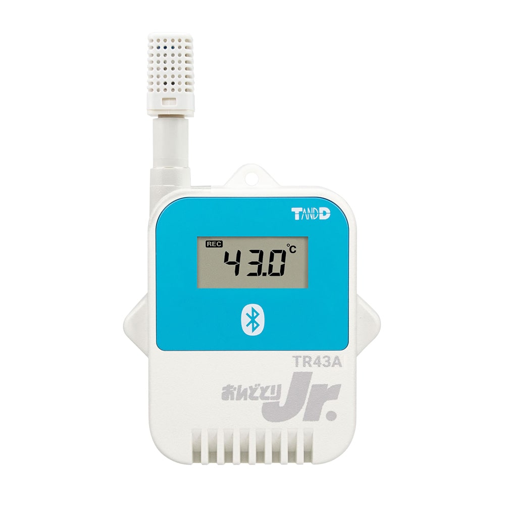 ティアンドデイ おんどとりJr.(Bluetooth対応 温度1ch、湿度1ch) TR43A 1個(ご注文単位1個)【直送品】