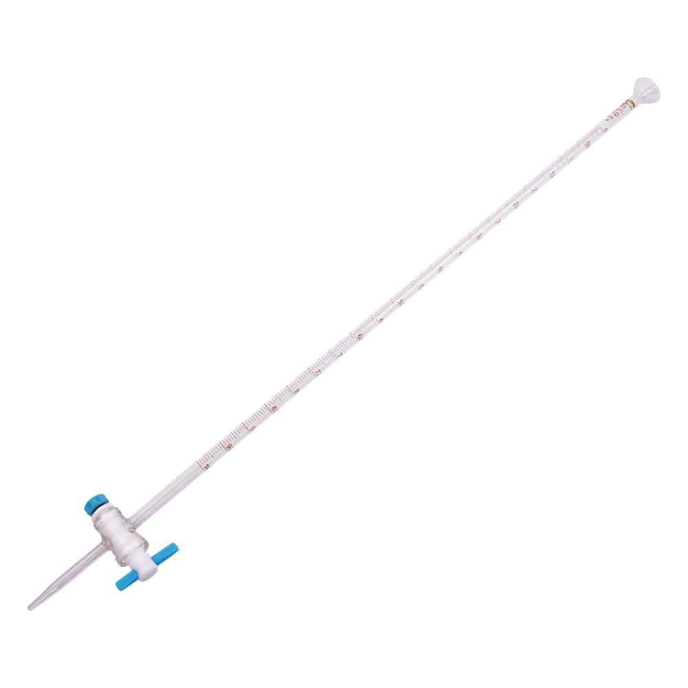アズワン 広口ビュレット(PTFEコック付) 10mL BPS10 1本(ご注文単位1本)【直送品】
