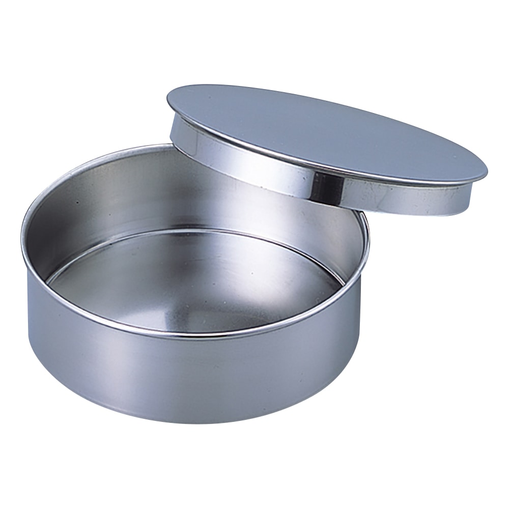 サンポー ステンレスふるい　φ300×100mm　蓋及び受器　 1個（ご注文単位1個）【直送品】