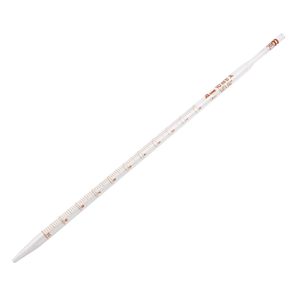 アズワン 中間メスピペット 太穴10mL 1本(ご注文単位1本)【直送品】