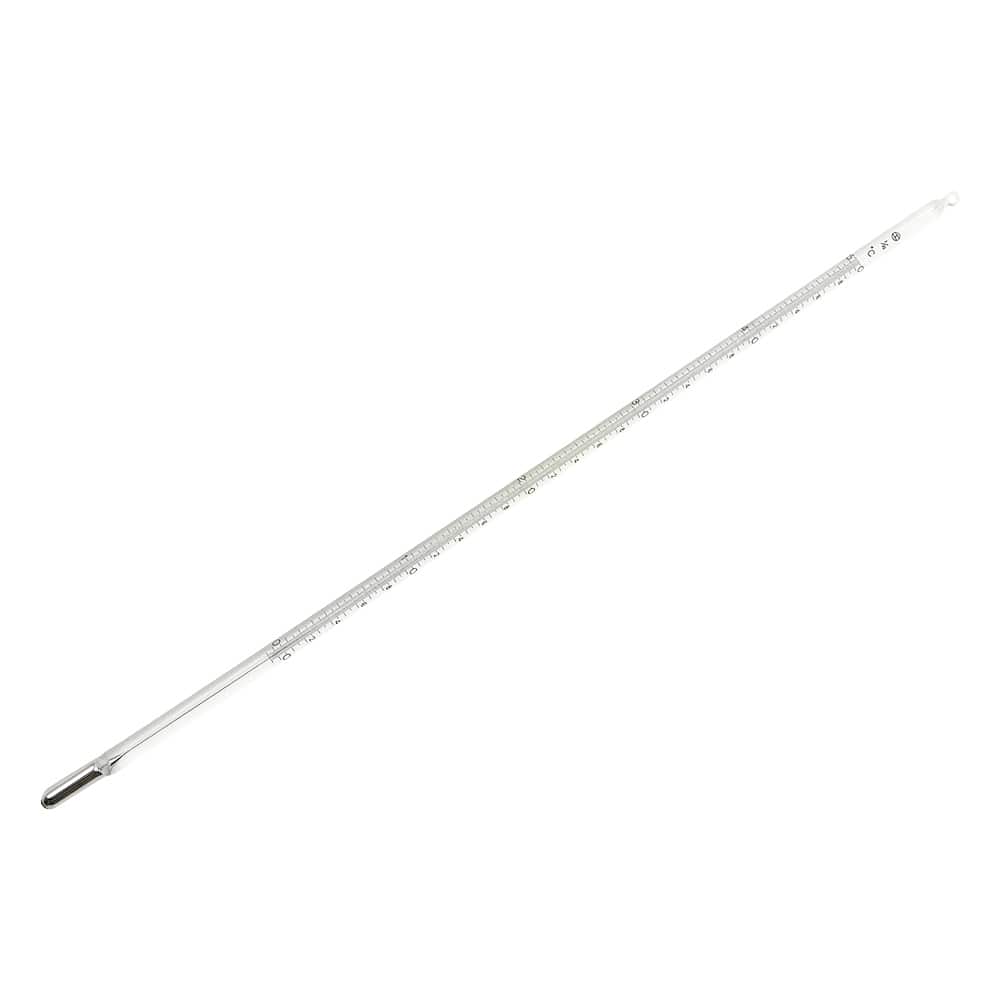 日本計量器工業 精密棒状水銀温度計(最小目盛:0.1℃) 0~50℃ 300mm JC-2035 1本(ご注文単位1本)【直送品】