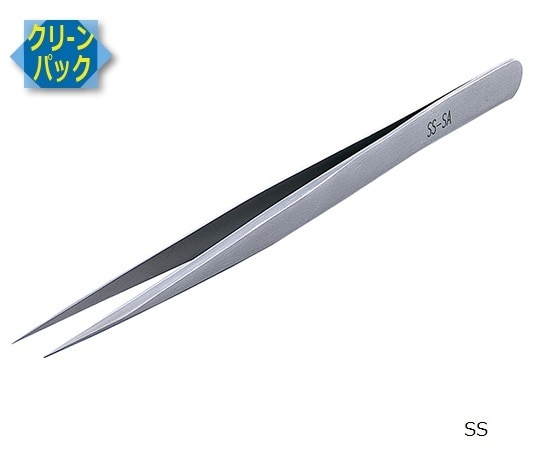 RUBIS MEISTER ピンセット SA(耐酸鋼)製 クリーンパック No.SS SS-SA 1本(ご注文単位1本)【直送品】