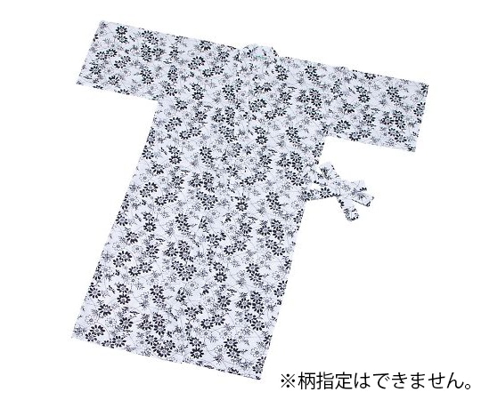 ナビス（アズワン） ご遺体用寝巻き（面ファスナータイプ）　婦人　L　 1枚（ご注文単位1枚）【直送品】