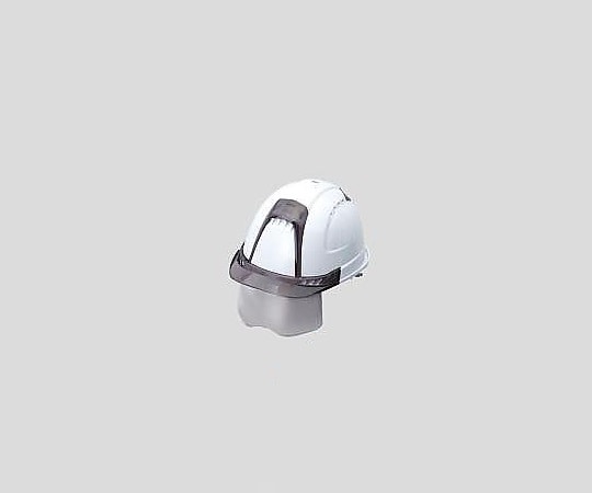 アズワン ヘルメット　シールドレンズ付き　ライナー付　白　391F-S-C 1個（ご注文単位1個）【直送品】