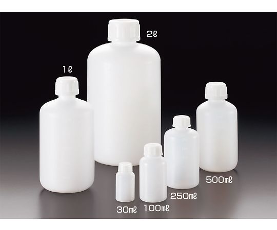 サンプラテック PE細口瓶　2L　02066 1本（ご注文単位1本）【直送品】