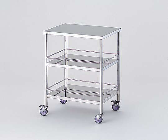 ナビス（アズワン） エコノミー回診車 3段 450×300×800mm　KSC3 1台（ご注文単位1台）【直送品】