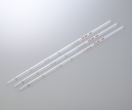 アズワン 牛乳用メスピペット 2.2mL 中間目盛 N-045 1本(ご注文単位1本)【直送品】