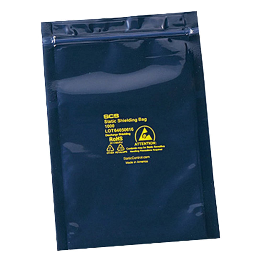 アズワン ESDシールドバッグ(4層タイプ) ジッパー付き 150×200×0.076 1箱(100枚入) 295ST068 1箱(ご注文単位1箱)【直送品】