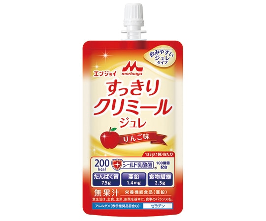 森永乳業クリニコ エンジョイすっきりクリミールジュレ (栄養補助食品) りんご味 24袋入 655589 1箱※軽(ご注文単位1箱)【直送品】