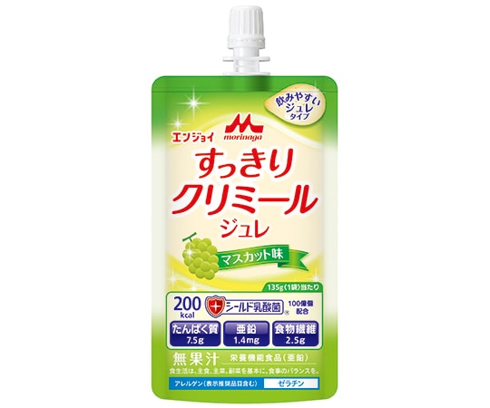 森永乳業クリニコ エンジョイすっきりクリミールジュレ (栄養補助食品) マスカット味 24袋入 655593 1箱※軽(ご注文単位1箱)【直送品】