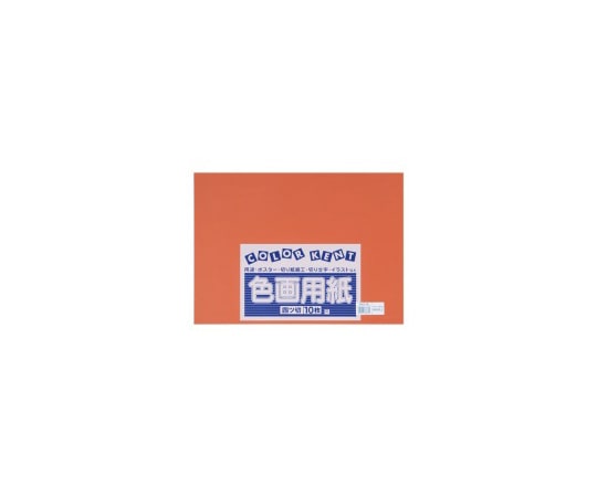 エリエール(大王製紙) 再生色画用紙 4ツ切 10枚 ちゃいろ B-44 1冊(ご注文単位1冊)【直送品】