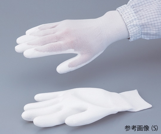 アズワン PUコートナイロン手袋(手の平コート) 5双入 M 1袋(ご注文単位1袋)【直送品】