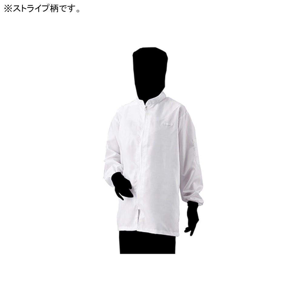 アズピュア（アズワン） APクリーンジャケット　白　3L　SSJW 1着（ご注文単位1着）【直送品】