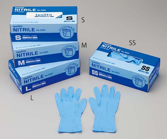 コクゴ teniifit NITRILE S 100枚入 1箱(ご注文単位1箱)【直送品】