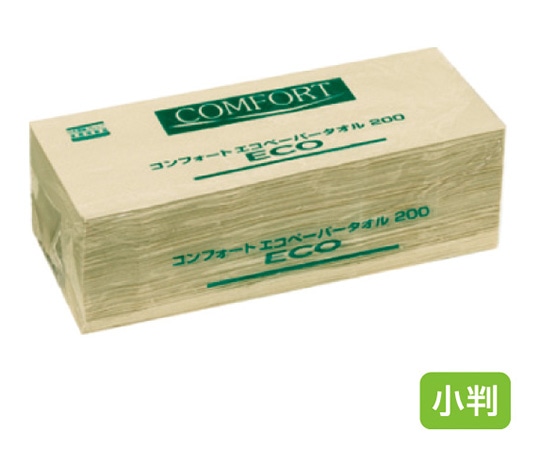 クレシア コンフォートエコペーパータオル200 220×170mm 200枚×42パック 37181 1ケース(ご注文単位1ケース)【直送品】