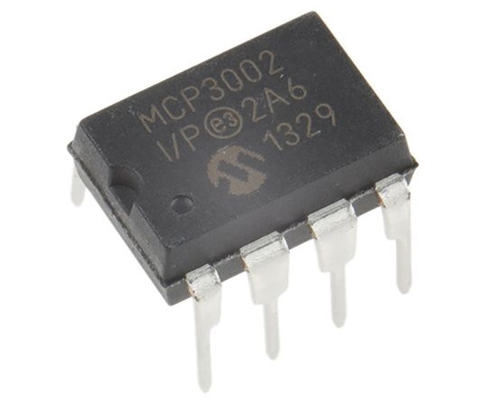 Microchip 10ビット ADコンバータ SPI 8ピン PDIP 1袋(2個入) MCP3002-I/P 1袋(ご注文単位1袋)【直送品】