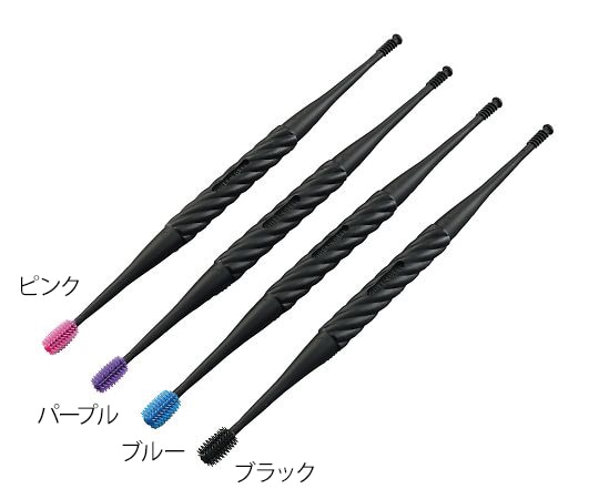 グリーンベル らせん式ゴムの耳かき(ブラシ付き・女性用) ピンク G-2190 1本(ご注文単位1本)【直送品】