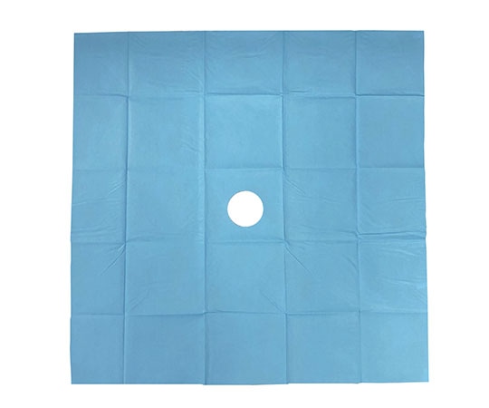ナビス(アズワン) プロシェア滅菌ドレープ 600×600mm 1袋(10包入) 6060(穴有り)Q/B 1袋(ご注文単位1袋)【直送品】