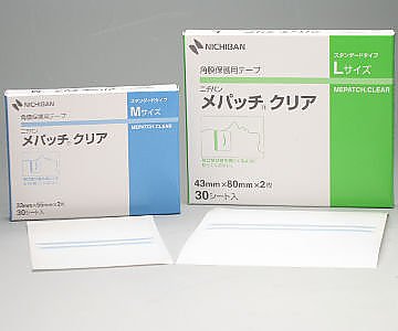 ニチバン メパッチクリア 1箱（2枚×30シート入）　L 1箱（ご注文単位1箱）【直送品】