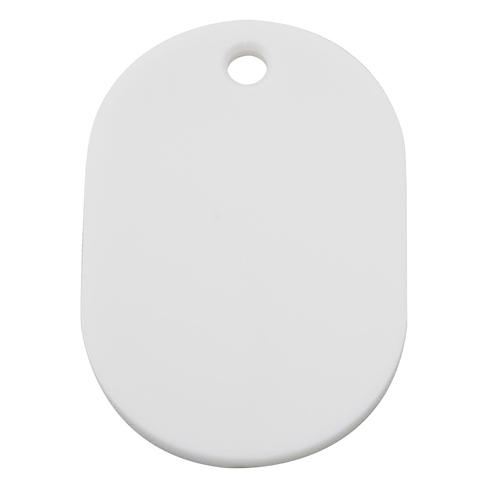 共栄プラスチック 番号札 小(31×45mm) 番号無し ホワイト 1組(50枚入) 1組(ご注文単位1組)【直送品】