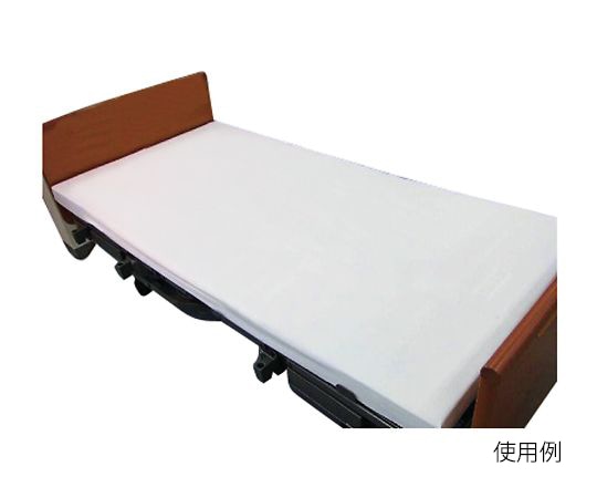 萬楽 ボックス型防水シーツ(全周ゴム付) MR-2064 93cm 1枚(ご注文単位1枚)【直送品】