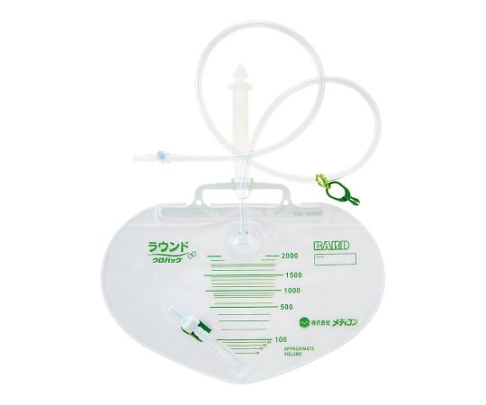 メディコン 閉鎖式採尿バッグ(ラウンドウロバッグ) EOG滅菌済 2000mL 10個入 153520JR 1箱(ご注文単位1箱)【直送品】