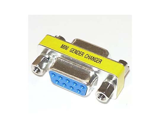 Linkman ジェンダーチェンジャー 9ピン メス-メス DBX2-FS-0909-LF 1個(ご注文単位1個)【直送品】