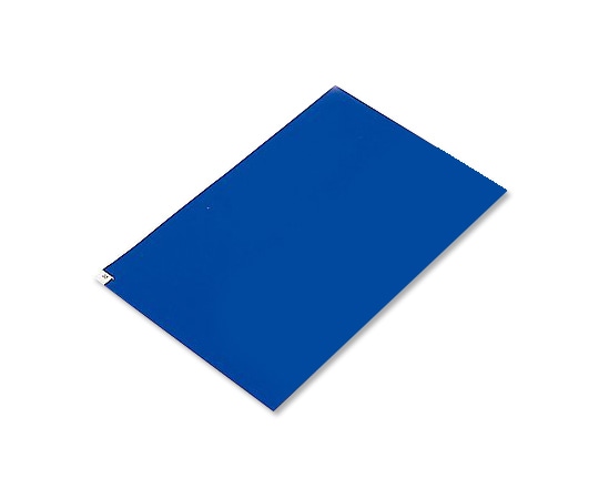 アズピュア(アズワン) アズピュアクリーンマット (中粘着タイプ) 青 450×900 10シート 1箱(ご注文単位1箱)【直送品】