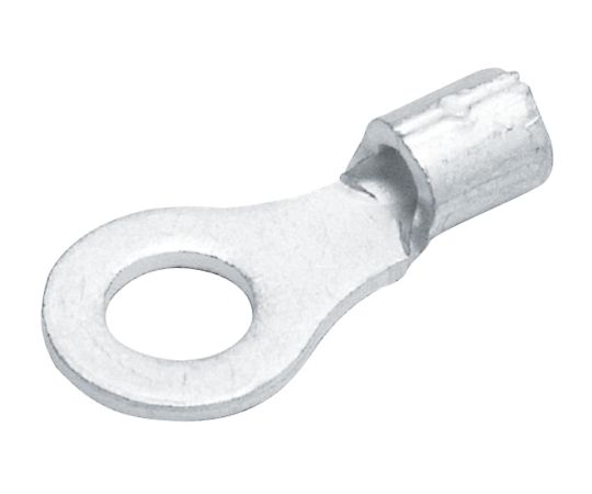 ニチフ端子工業 銅線用裸圧着端子(丸型) 10個入 HC R-5.5-6 1パック(ご注文単位1パック)【直送品】